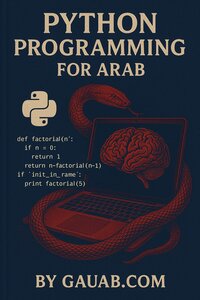 غلاف كتاب بايثون للمبتدئين