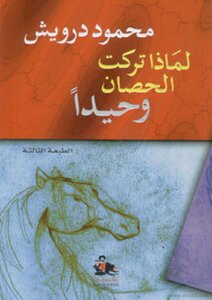 غلاف كتاب لماذا تركت الحصان وحيدا